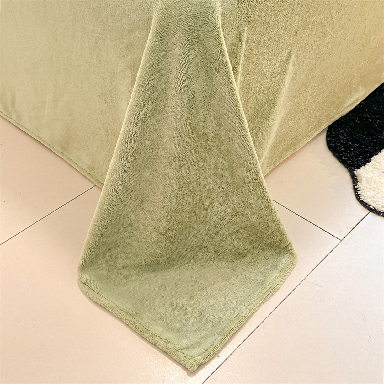 91家纺网 家纺一手货源 找家纺 星座  2025新款牛奶绒雕花绒四件套 青芜花意