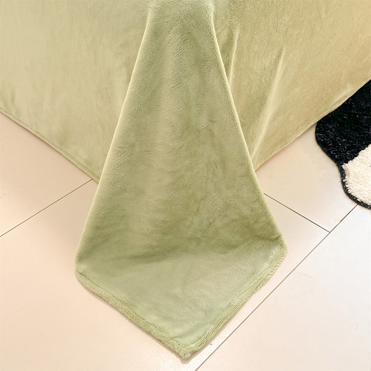 91家纺网 家纺一手货源 找家纺 星座  2025新款牛奶绒雕花绒四件套 青枝雅韵