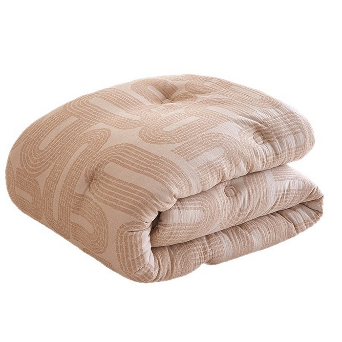 91家纺网 家纺一手货源 找家纺 （总）良品汇馆 2025【A类复古棉麻大豆纤维被】冬被加厚保暖被芯春被四季秋冬