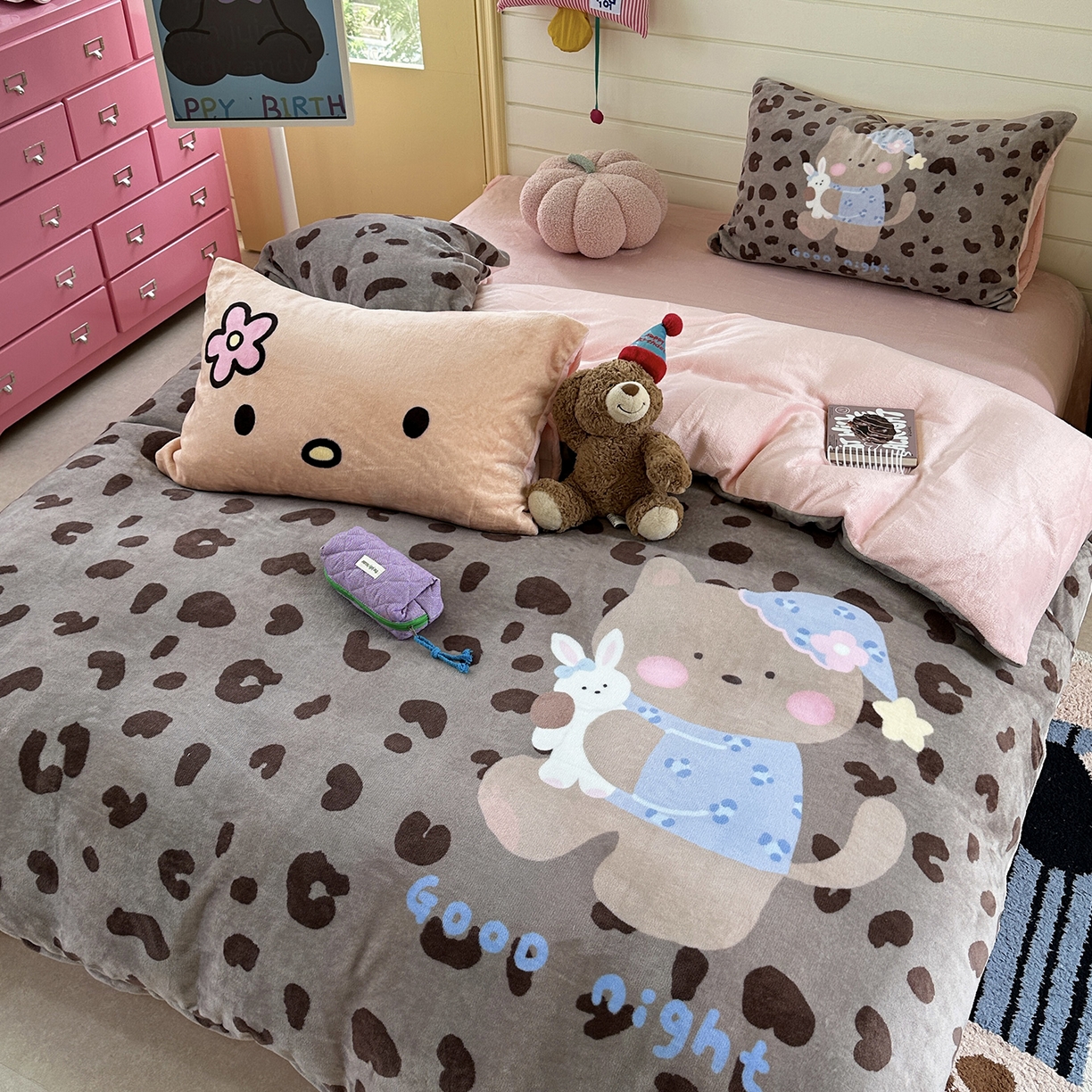 91家纺网 家纺一手货源 找家纺 （总）美乐迪家纺 2025新款大版牛奶绒四件套