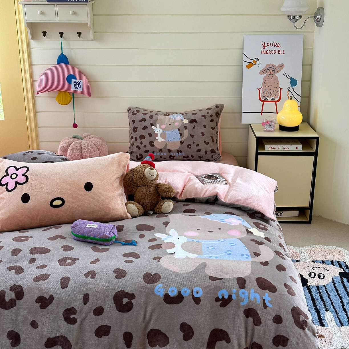 91家纺网 家纺一手货源 找家纺 （总）美乐迪家纺 2025新款大版牛奶绒四件套