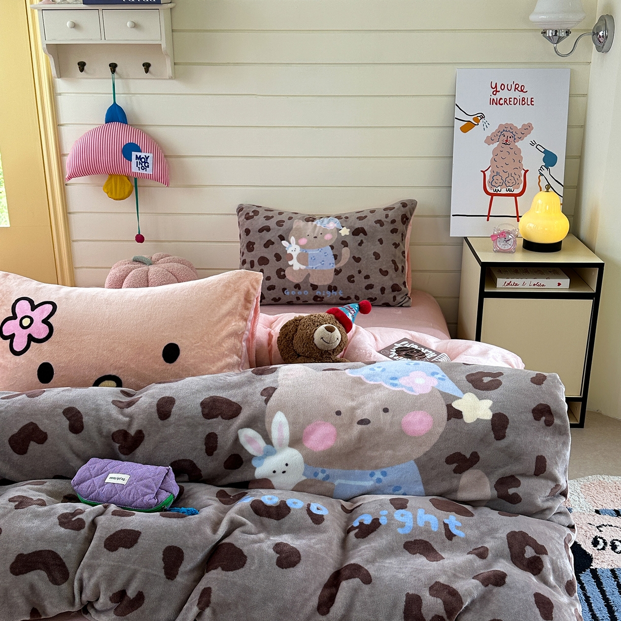 91家纺网 家纺一手货源 找家纺 （总）美乐迪家纺 2025新款大版牛奶绒四件套