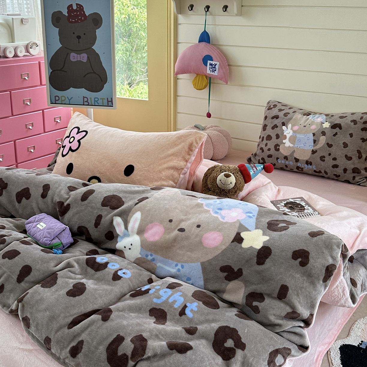 91家纺网 家纺一手货源 找家纺 （总）美乐迪家纺 2025新款大版牛奶绒四件套