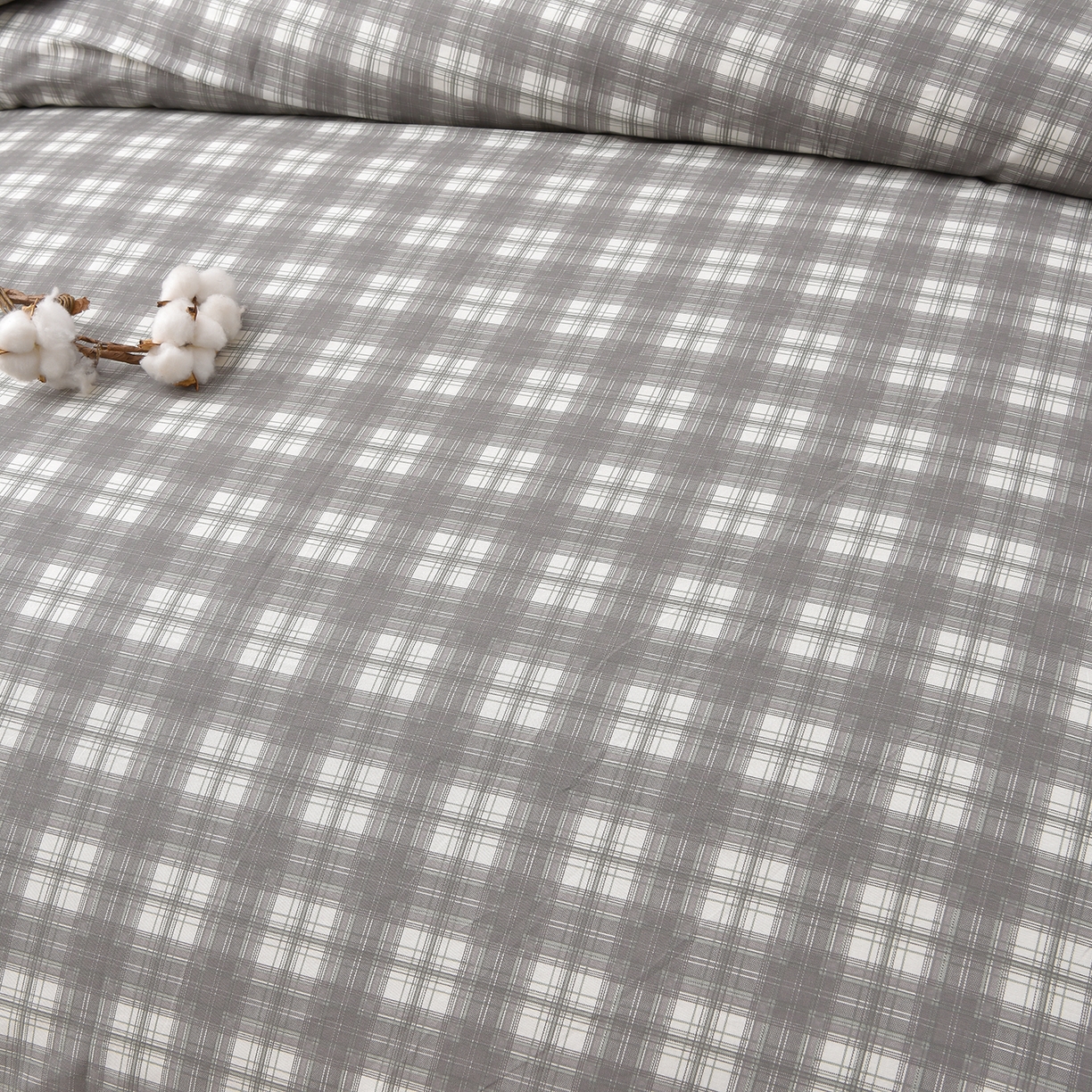 91家纺网 家纺一手货源 找家纺 锦逸家居 2025新款A类水洗棉棉花被被子被芯 艾琳-灰