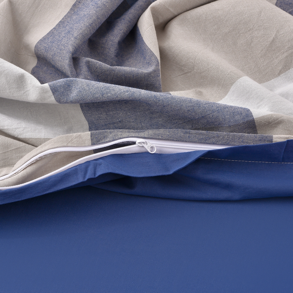 91家纺网 家纺一手货源 找家纺 锦逸家居 2025新款A类水洗棉棉花被被子被芯 灰大格