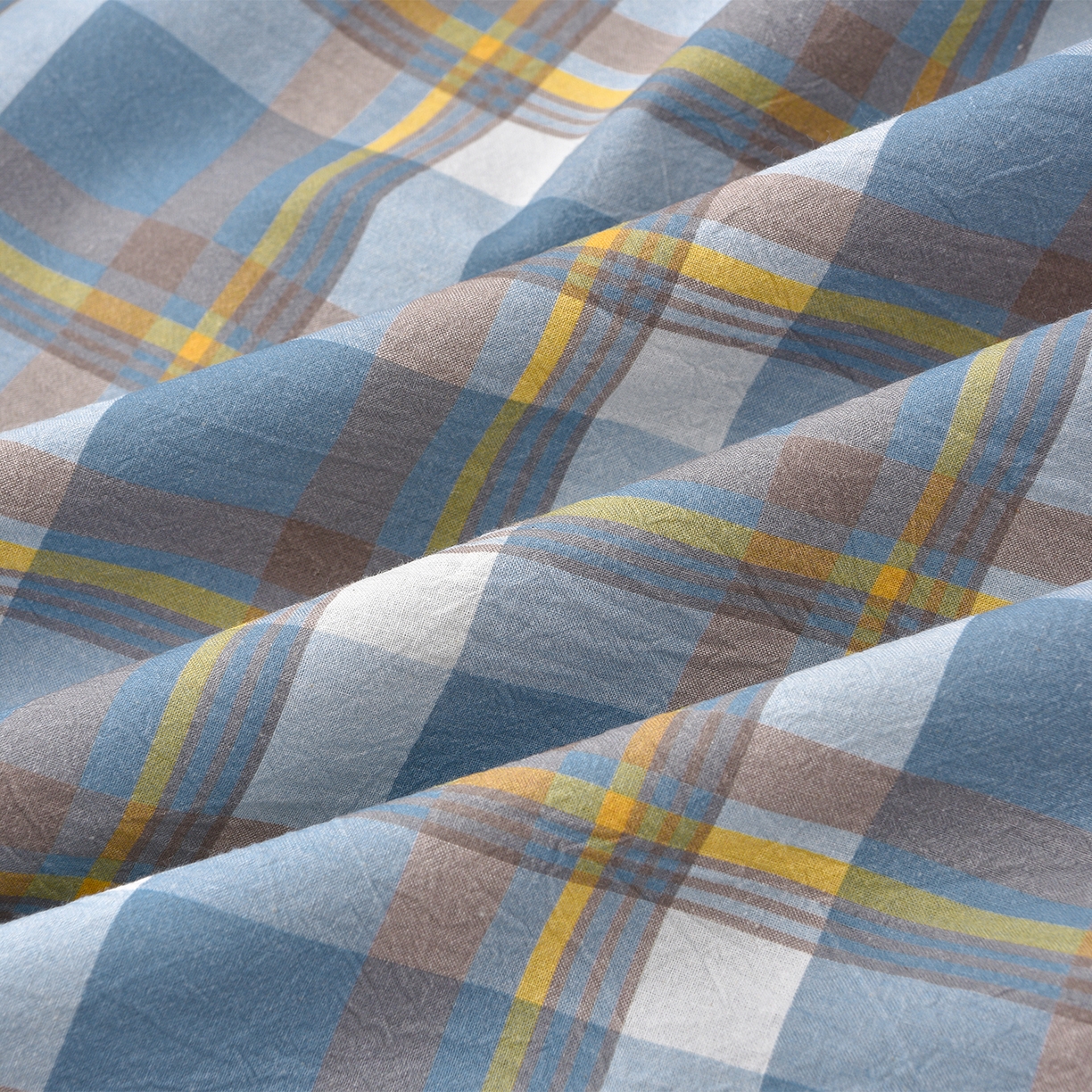 91家纺网 家纺一手货源 找家纺 锦逸家居 2025新款A类水洗棉棉花被被子被芯 简析蓝