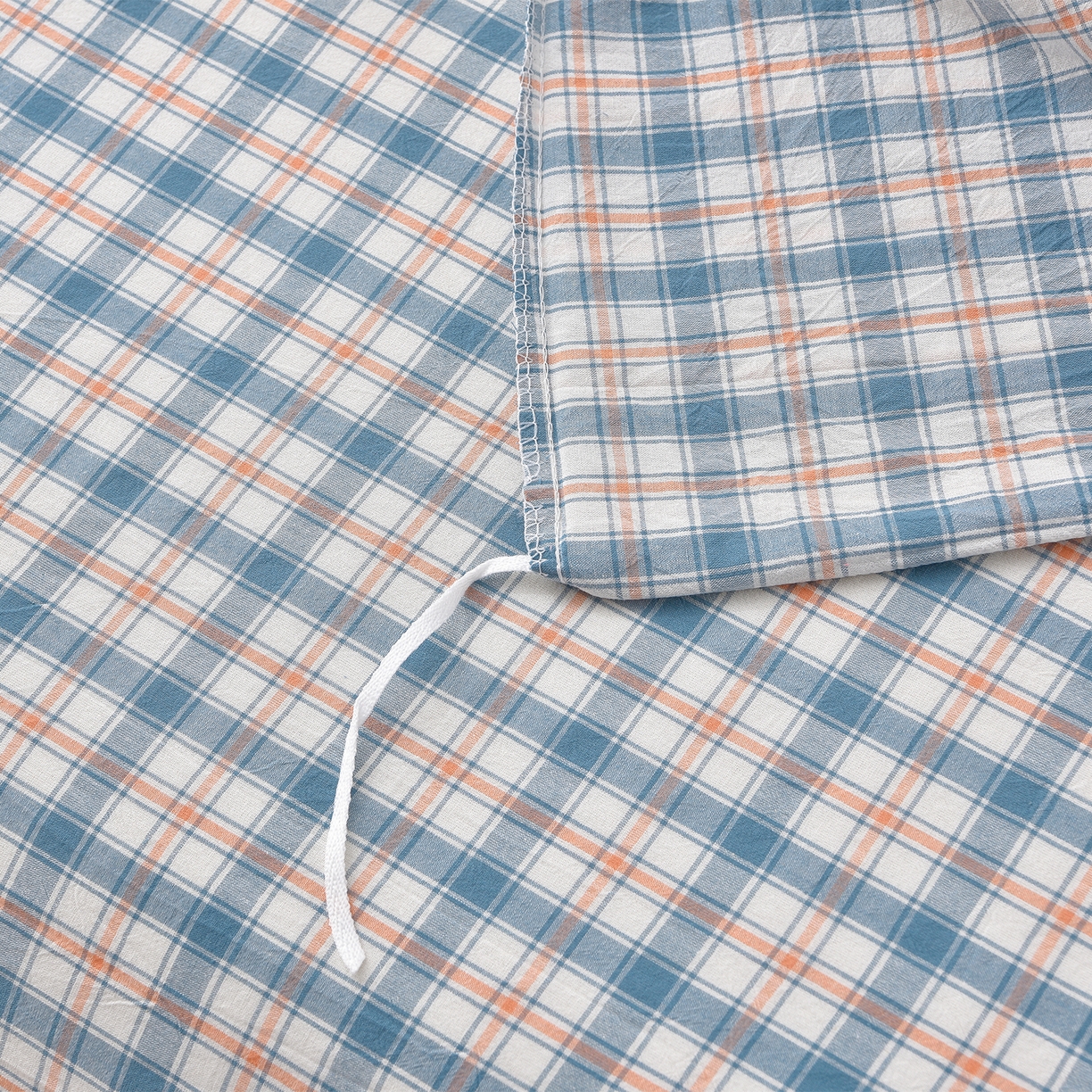 91家纺网 家纺一手货源 找家纺 锦逸家居 2025新款A类水洗棉棉花被被子被芯 洛卡-蓝