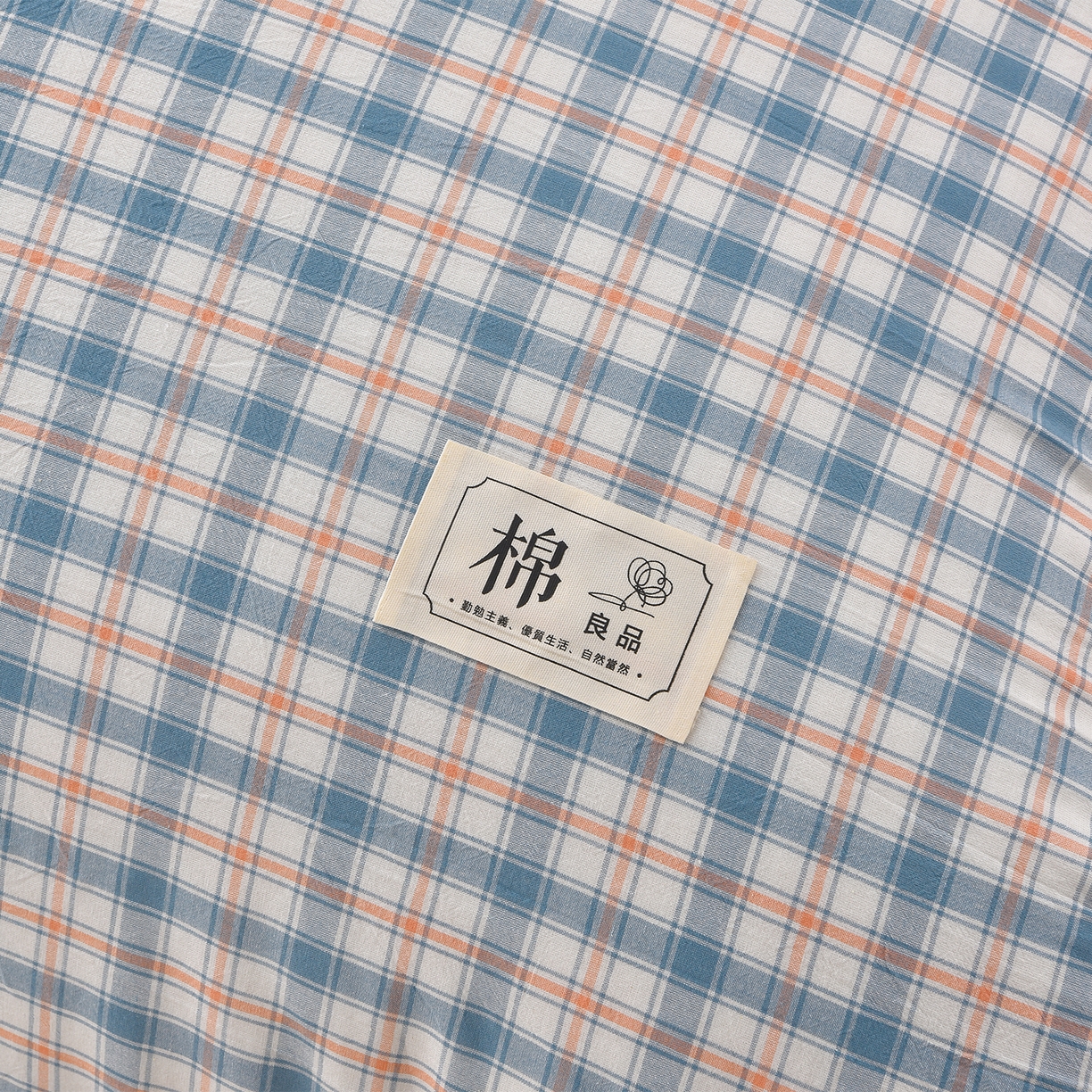 91家纺网 家纺一手货源 找家纺 锦逸家居 2025新款A类水洗棉棉花被被子被芯 洛卡-蓝