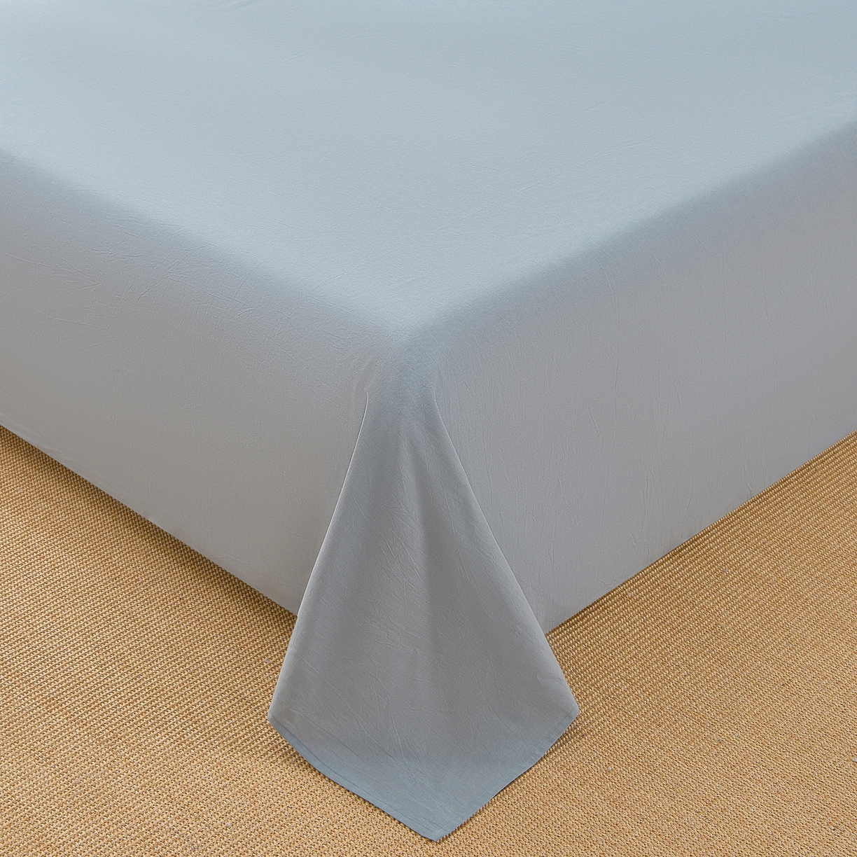 91家纺网 家纺一手货源 找家纺 锦逸家居 2025新款A类水洗棉棉花被被子被芯 洛可可-蓝