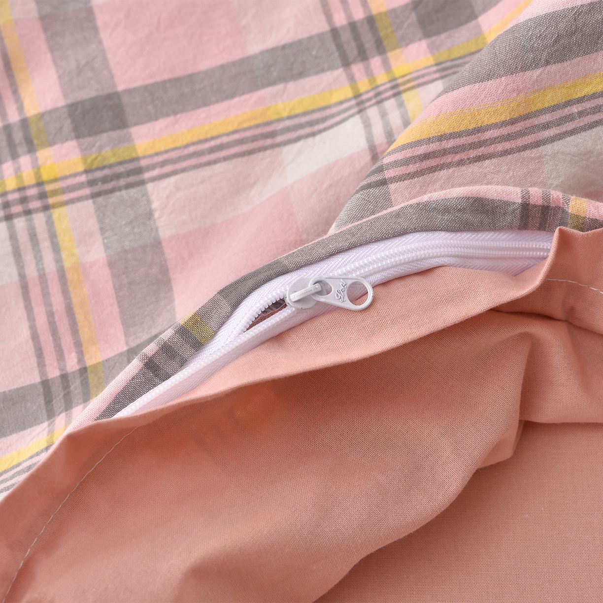 91家纺网 家纺一手货源 找家纺 锦逸家居 2025新款A类水洗棉棉花被被子被芯 清新粉