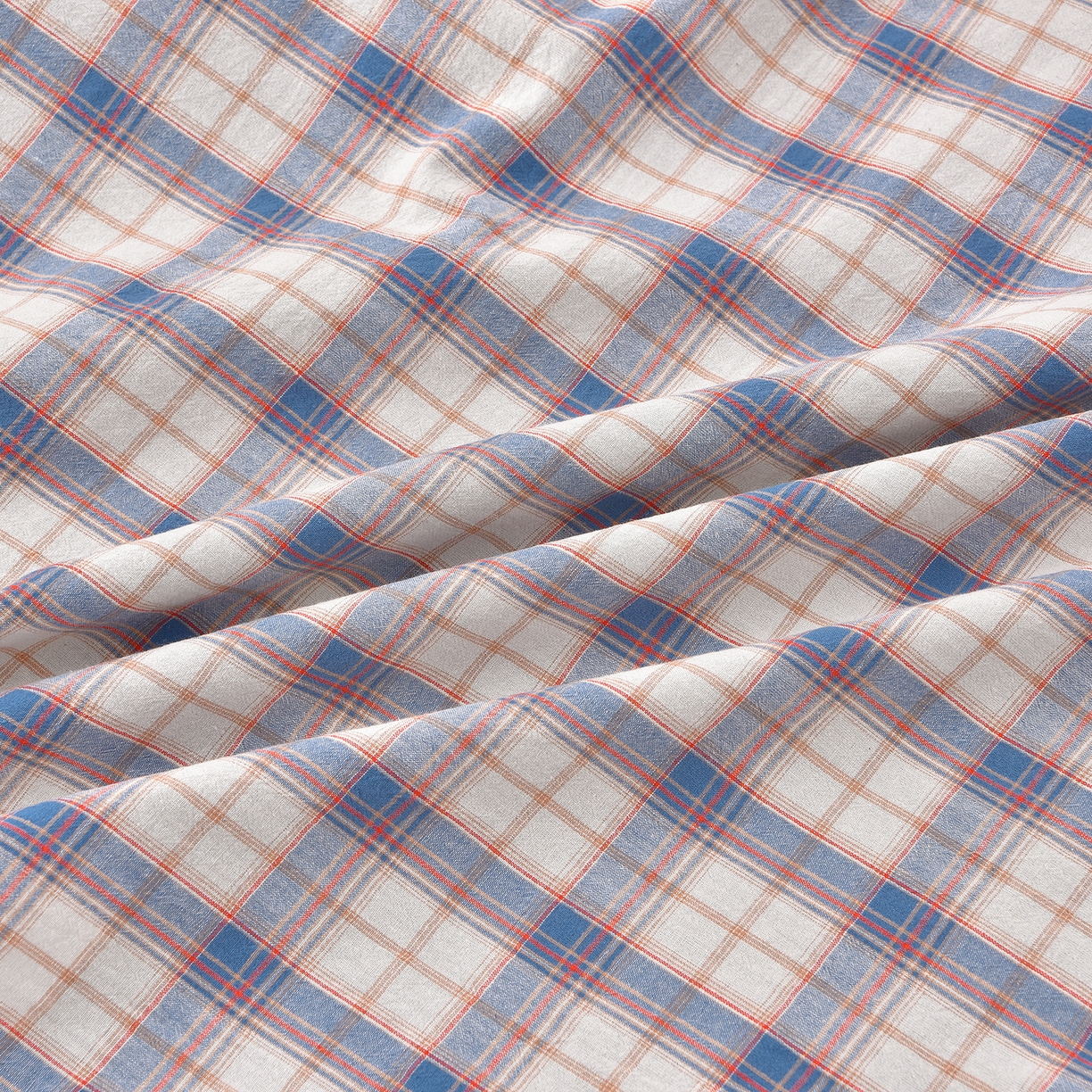 91家纺网 家纺一手货源 找家纺 锦逸家居 2025新款A类水洗棉棉花被被子被芯 清延-蓝