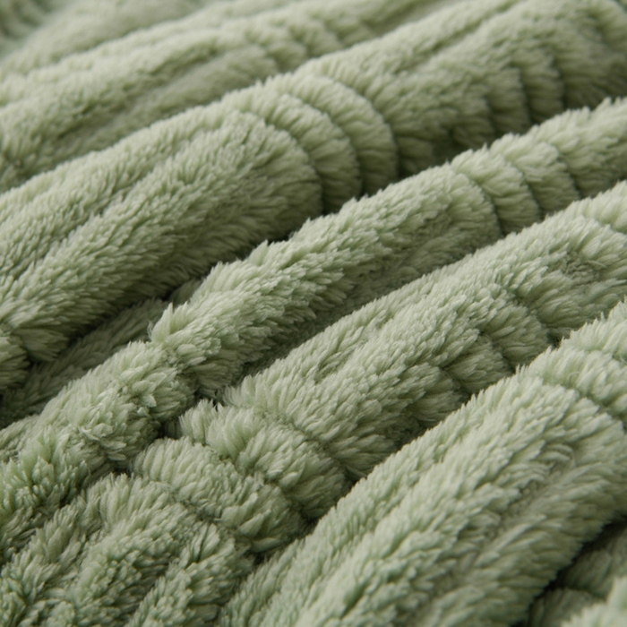 91家纺网 家纺一手货源 找家纺 圣楚家纺 2025新款塔芙绒毛毯盖毯毯子-恬梦 恬梦抹茶