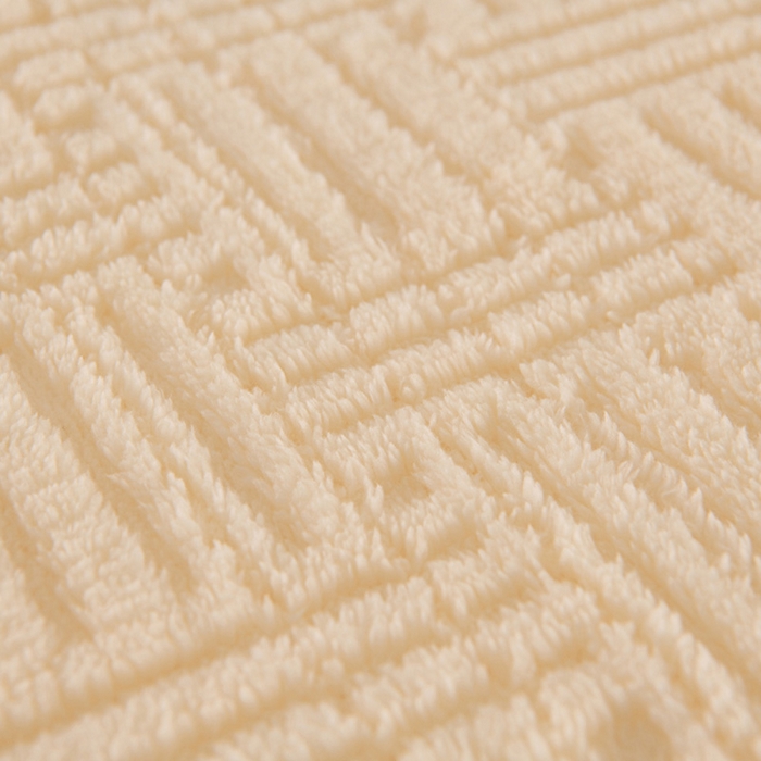 91家纺网 家纺一手货源 找家纺 圣楚家纺 2025新款塔芙绒羊羔绒双层毛毯盖毯毯子-暖窝 暖窝奶黄