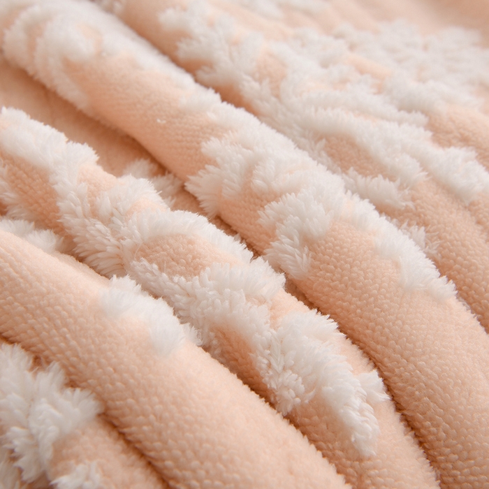 91家纺网 家纺一手货源 找家纺 圣楚家纺 2025新款雪花羊羔绒双层毯盖毯毯子 雪花