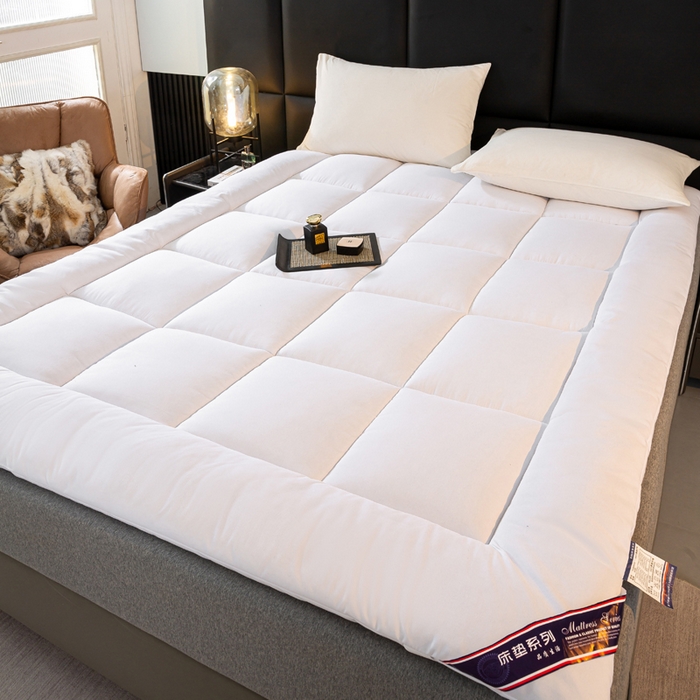 91家纺网 家纺一手货源 找家纺 （总）憨豆家纺 2025新款酒店羽丝绒床垫学生床垫宿舍单人床褥超厚榻榻米垫子不塌陷被褥可折叠