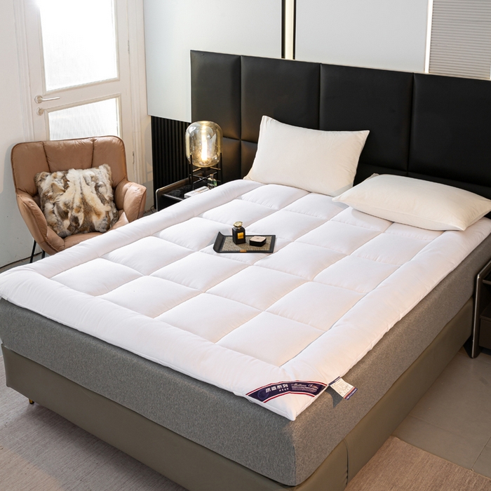 91家纺网 家纺一手货源 找家纺 （总）憨豆家纺 2025新款酒店羽丝绒床垫学生床垫宿舍单人床褥超厚榻榻米垫子不塌陷被褥可折叠