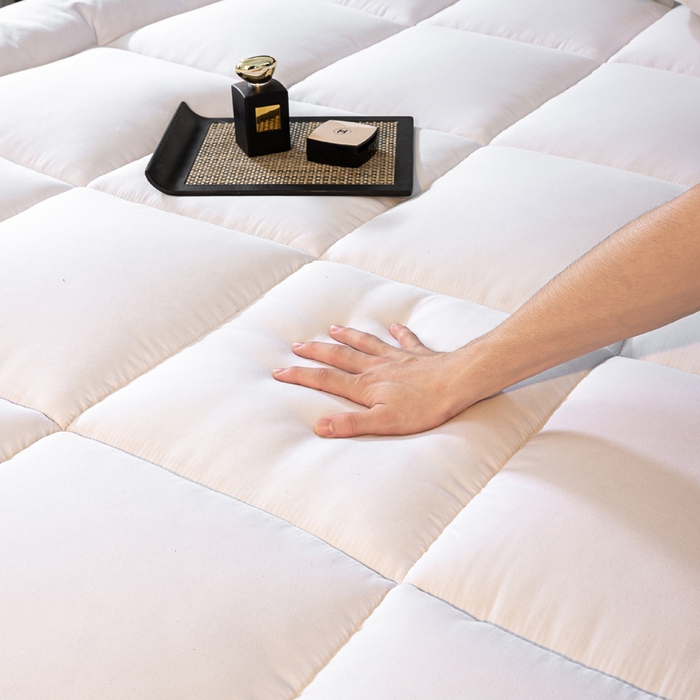 91家纺网 家纺一手货源 找家纺 （总）憨豆家纺 2025新款酒店羽丝绒床垫学生床垫宿舍单人床褥超厚榻榻米垫子不塌陷被褥可折叠