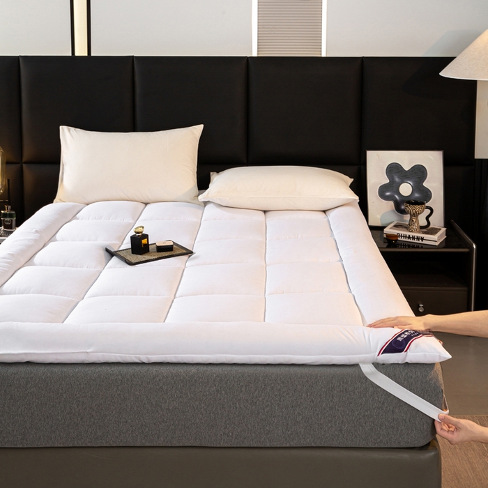 91家纺网 家纺一手货源 找家纺 （总）憨豆家纺 2025新款酒店羽丝绒床垫学生床垫宿舍单人床褥超厚榻榻米垫子不塌陷被褥可折叠