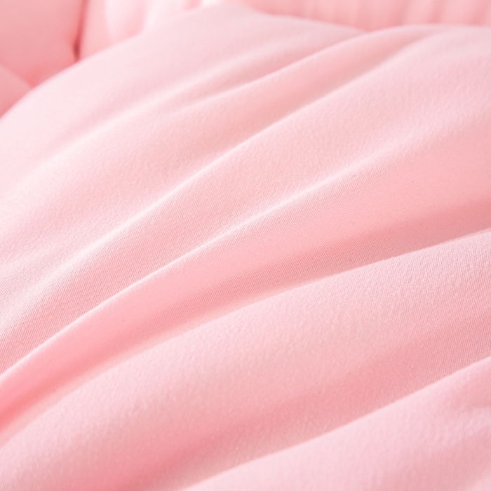 91家纺网 家纺一手货源 找家纺 憨豆家纺 2026新款酒店羽丝绒床垫学生宿舍单人床褥超厚榻榻米垫子不塌陷被褥可折叠 清新粉