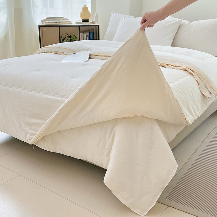 91家纺网 家纺一手货源 找家纺 （总）锦润家纺 2025新款无污大豆被子母被二合一被子被芯