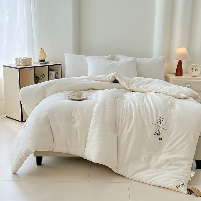 91家纺网 家纺一手货源 找家纺 （总）锦润家纺 2025新款无污大豆被子母被二合一被子被芯