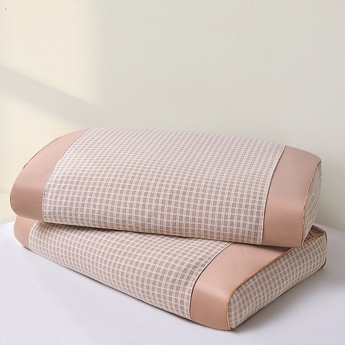 91家纺网 家纺一手货源 找家纺 纽乐家纺 2025新款德绒荞麦枕枕头枕芯 卡其色