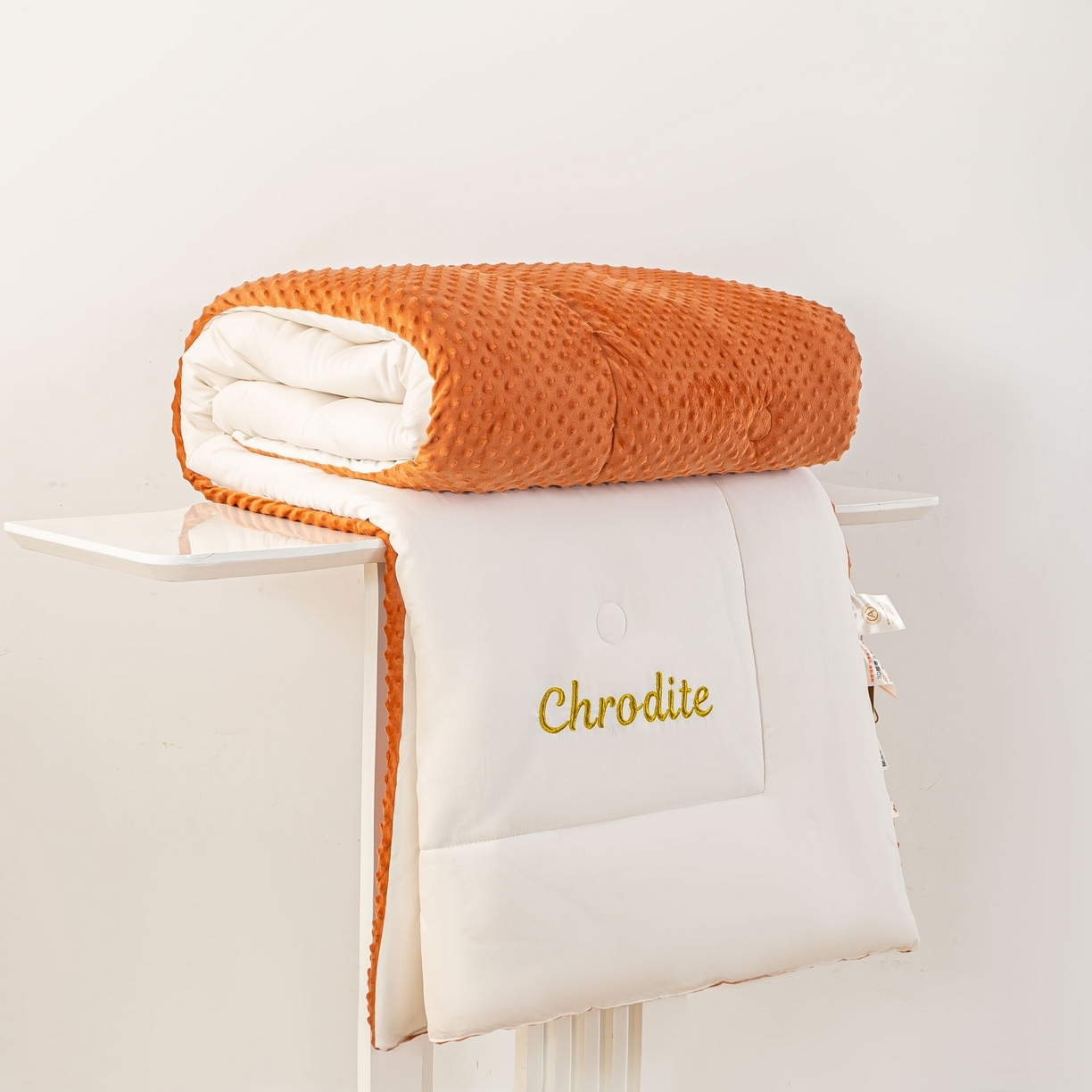 （总）憨豆家纺 2025新款棉麻刺绣豆豆绒大豆被保暖冬被加绒春秋被芯直播爆款被子