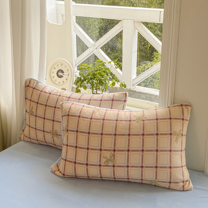 91家纺网 家纺一手货源 找家纺 豫见家纺 2025新款牛奶绒印花四件套 小晴天