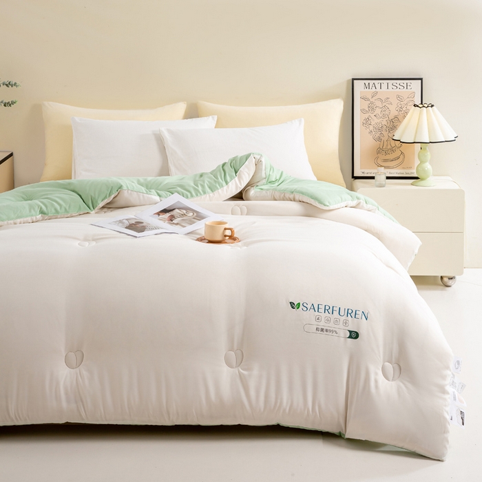 91家纺网 家纺一手货源 找家纺 （总）憨豆家纺 2025新款升级双拼原棉夏被空调被夏凉被大豆纤维被学生宿舍被子被芯春秋被直播冬被【含质检报告买家秀】