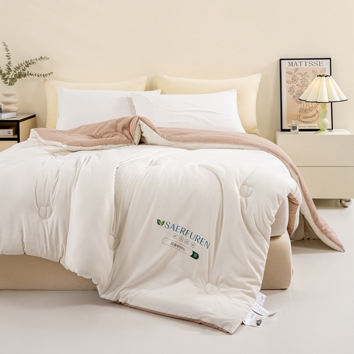 91家纺网 家纺一手货源 找家纺 （总）憨豆家纺 2025新款升级双拼原棉夏被空调被夏凉被大豆纤维被学生宿舍被子被芯春秋被直播冬被【含质检报告买家秀】