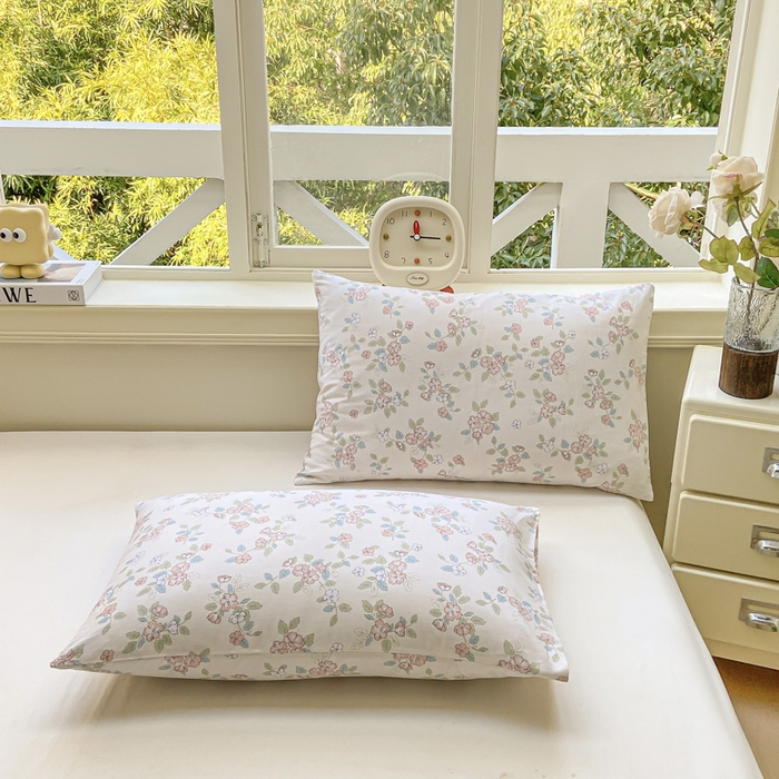 91家纺网 家纺一手货源 找家纺 憨豆家纺 2025新款双面全棉夏被可机洗小清新纯棉夏被薄被芯空调被子夏凉被 春色满园