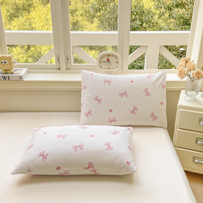 91家纺网 家纺一手货源 找家纺 憨豆家纺 2025新款双面全棉夏被可机洗小清新纯棉夏被薄被芯空调被子夏凉被 蝴蝶结