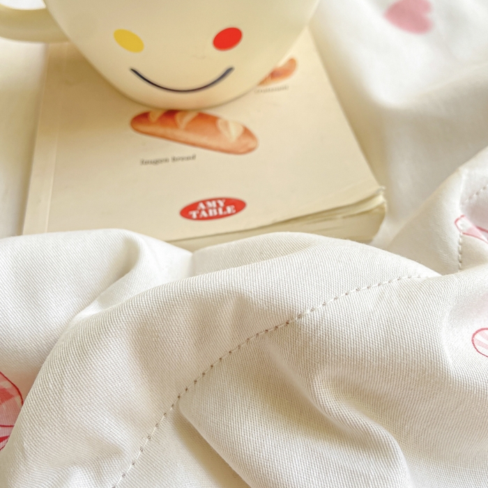 91家纺网 家纺一手货源 找家纺 憨豆家纺 2025新款双面全棉夏被可机洗小清新纯棉夏被薄被芯空调被子夏凉被 蝴蝶结