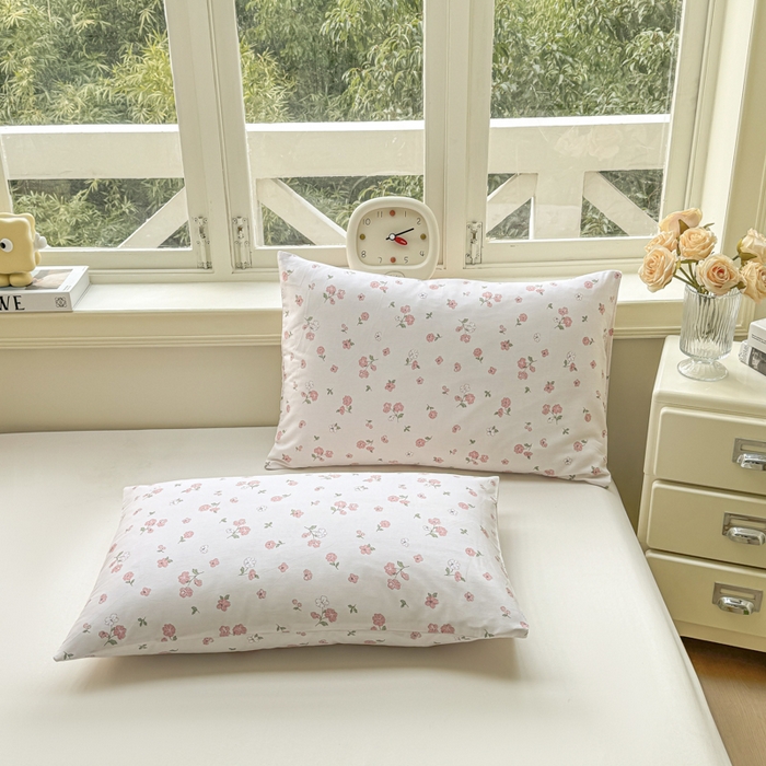 91家纺网 家纺一手货源 找家纺 憨豆家纺 2025新款双面全棉夏被可机洗小清新纯棉夏被薄被芯空调被子夏凉被 花香谷