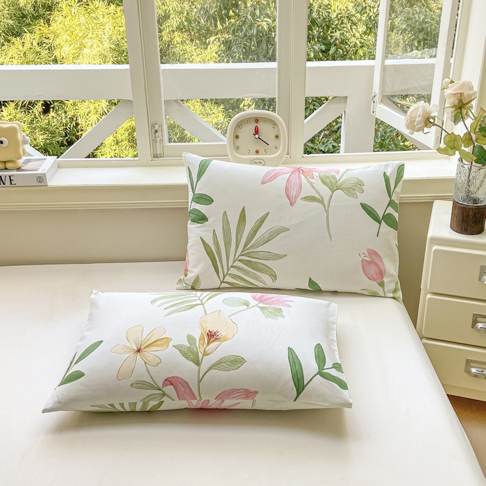 91家纺网 家纺一手货源 找家纺 憨豆家纺 2025新款双面全棉夏被可机洗小清新纯棉夏被薄被芯空调被子夏凉被 花之恋