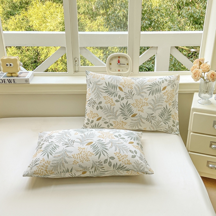 91家纺网 家纺一手货源 找家纺 憨豆家纺 2025新款双面全棉夏被可机洗小清新纯棉夏被薄被芯空调被子夏凉被 花影轻颜