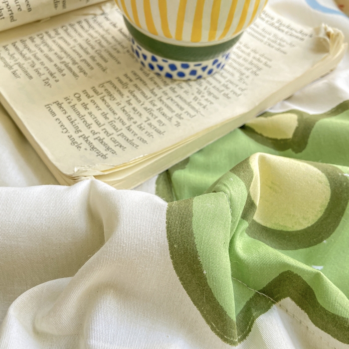 91家纺网 家纺一手货源 找家纺 憨豆家纺 2025新款双面全棉夏被可机洗小清新纯棉夏被薄被芯空调被子夏凉被 恐龙日记