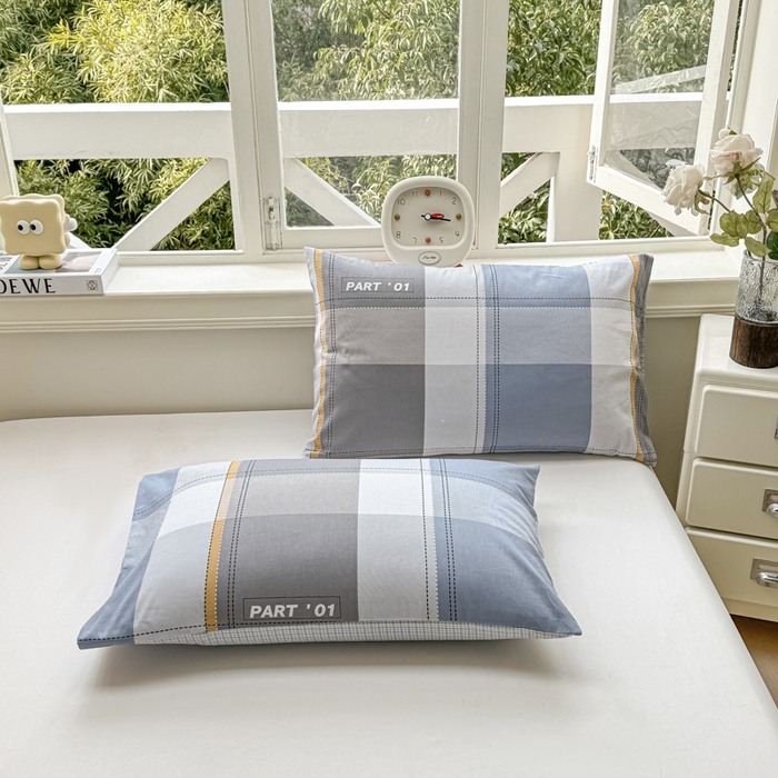 91家纺网 家纺一手货源 找家纺 憨豆家纺 2025新款双面全棉夏被可机洗小清新纯棉夏被薄被芯空调被子夏凉被 简格