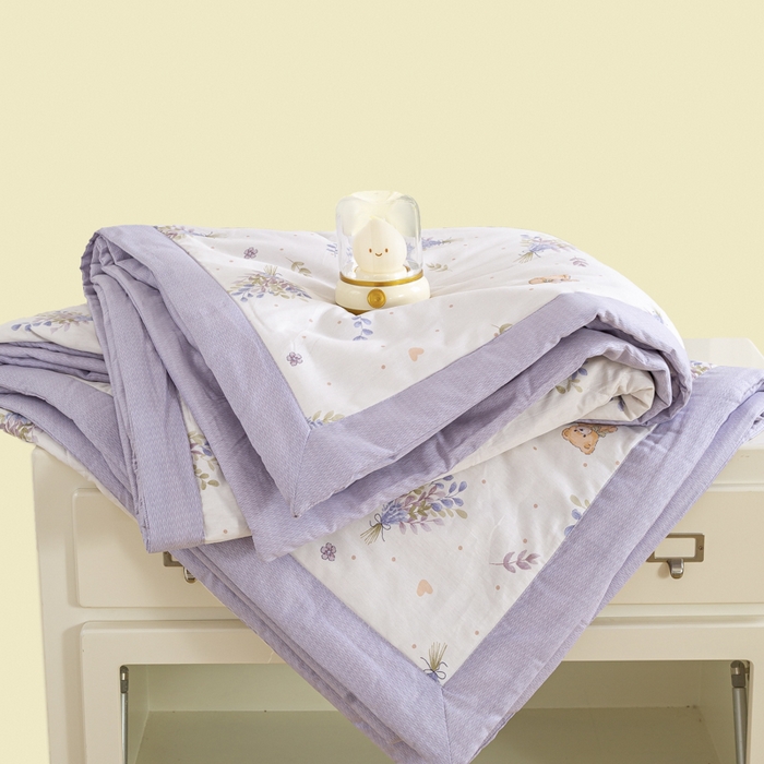 91家纺网 家纺一手货源 找家纺 憨豆家纺 2025新款双面全棉夏被可机洗小清新纯棉夏被薄被芯空调被子夏凉被 罗曼蒂克