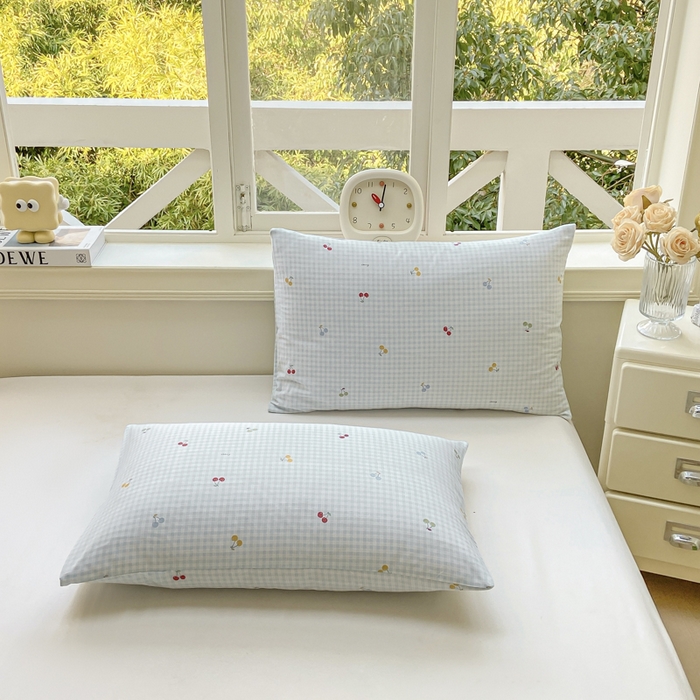 91家纺网 家纺一手货源 找家纺 憨豆家纺 2025新款双面全棉夏被可机洗小清新纯棉夏被薄被芯空调被子夏凉被 清甜蜜果