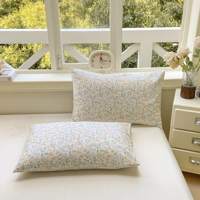 91家纺网 家纺一手货源 找家纺 憨豆家纺 2025新款双面全棉夏被可机洗小清新纯棉夏被薄被芯空调被子夏凉被 千野-绿