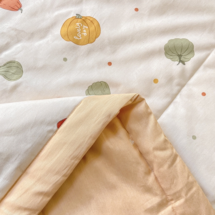 91家纺网 家纺一手货源 找家纺 憨豆家纺 2025新款双面全棉夏被可机洗小清新纯棉夏被薄被芯空调被子夏凉被 相思南国