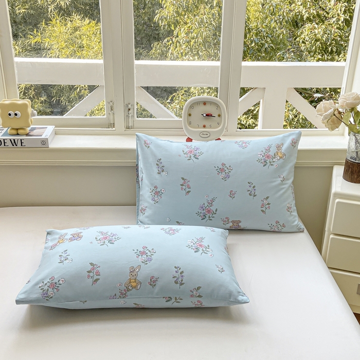 91家纺网 家纺一手货源 找家纺 憨豆家纺 2025新款双面全棉夏被可机洗小清新纯棉夏被薄被芯空调被子夏凉被 甜蜜约会