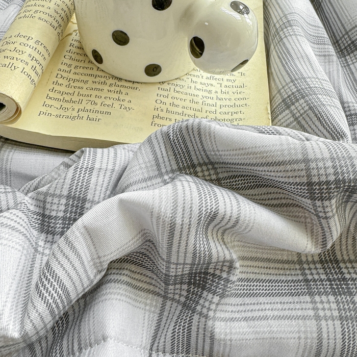 91家纺网 家纺一手货源 找家纺 憨豆家纺 2025新款双面全棉夏被可机洗小清新纯棉夏被薄被芯空调被子夏凉被 雅格-灰