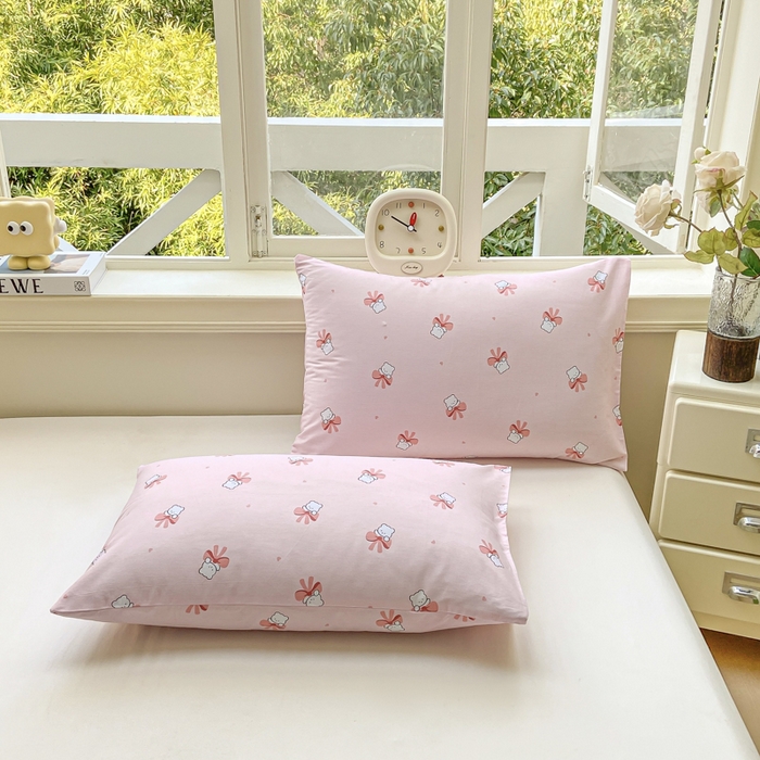 91家纺网 家纺一手货源 找家纺 憨豆家纺 2025新款双面全棉夏被可机洗小清新纯棉夏被薄被芯空调被子夏凉被 元气小熊