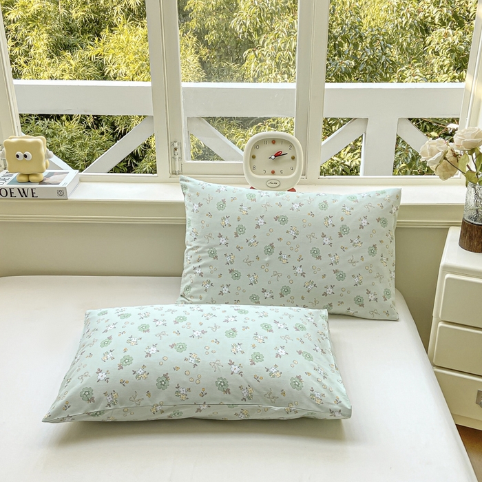 91家纺网 家纺一手货源 找家纺 憨豆家纺 2025新款双面全棉夏被可机洗小清新纯棉夏被薄被芯空调被子夏凉被 雨汐