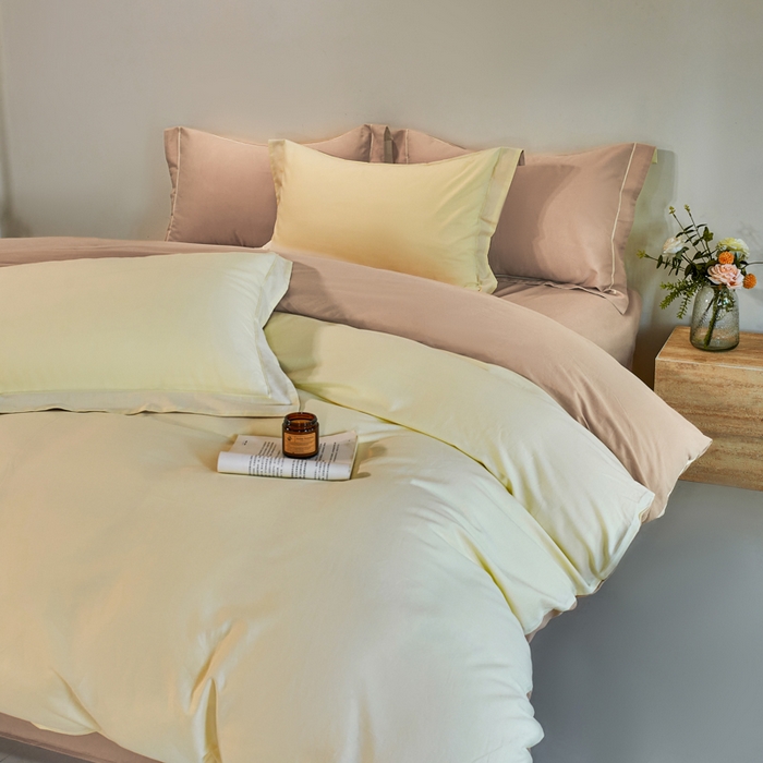 91家纺网 家纺一手货源 找家纺 （总）沃尔居 2025新款全棉磨毛四件套正宗加厚长绒棉贡缎100%纯棉四件套（含买家秀）-莫兰迪