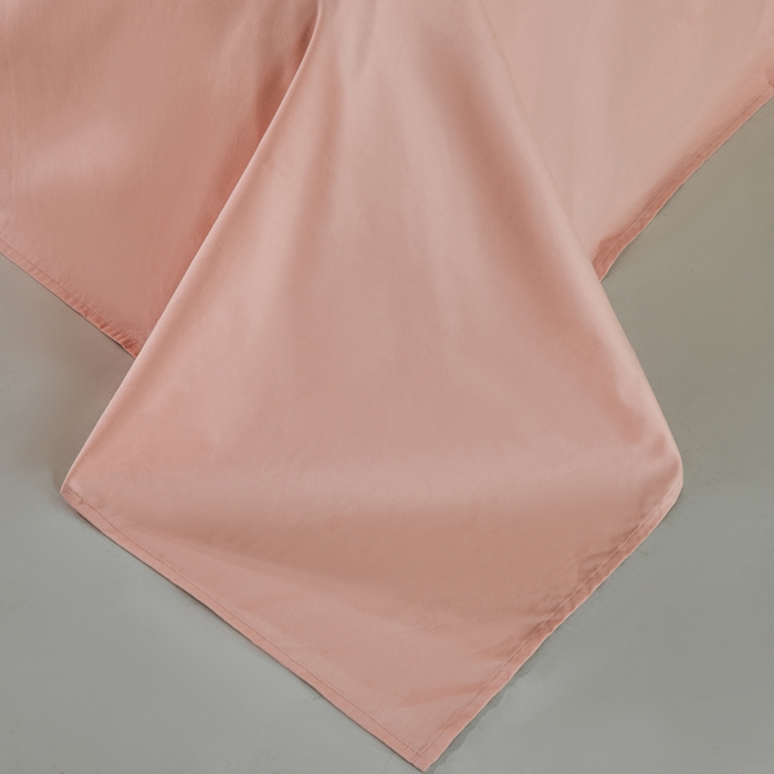 91家纺网 家纺一手货源 找家纺 沃尔居 2025新款全棉磨毛四件套正宗加厚长绒棉贡缎100%纯棉四件套（含买家秀）-莫兰迪 莫兰迪-奶昔黄拼蔷薇粉