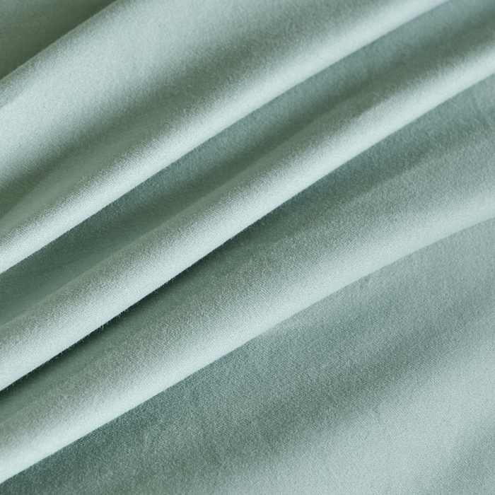 91家纺网 家纺一手货源 找家纺 沃尔居 2025新款全棉磨毛四件套正宗加厚长绒棉贡缎100%纯棉四件套（含买家秀）-莫兰迪 莫兰迪-甘草绿拼奶昔黄