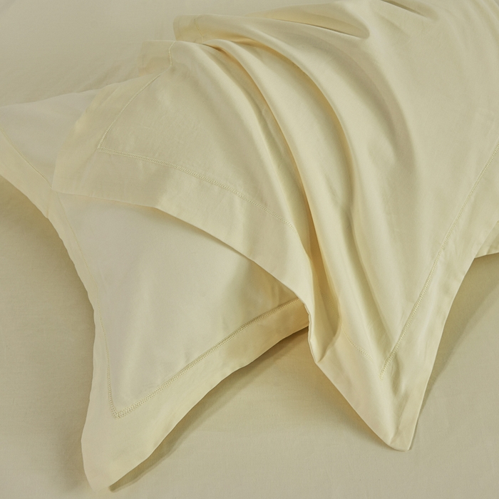 91家纺网 家纺一手货源 找家纺 沃尔居 2025新款全棉磨毛四件套正宗加厚长绒棉贡缎100%纯棉四件套（含买家秀）-莫兰迪 莫兰迪-奶昔黄